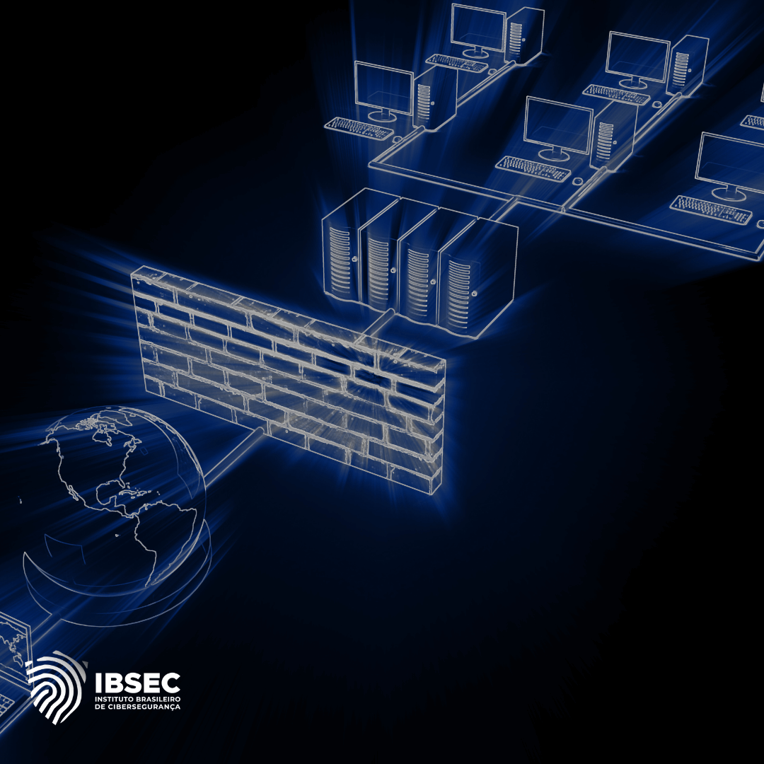 Imagem gráfica do planeta Terra emitindo uma linha de energia que é barrada por um muro e então enviada através desse muro para CPUs e computadores